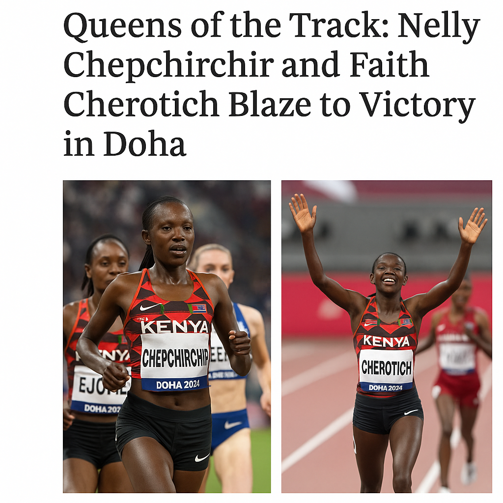 Queens of the Track: Nelly Chepchirchir and Faith Cherotich Blaze to Victory in Doha